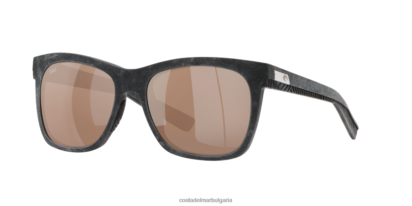 Costa Del Mar калдера Жени мрежест сив със сива гума слънчеви очила 4L80HX872