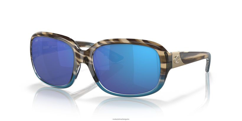 Costa Del Mar ганетка Жени лъскаво уау слънчеви очила 4L80HX873