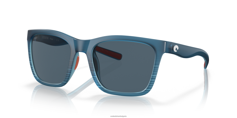 Costa Del Mar панга серия за свобода Жени матово синьо избледняване слънчеви очила 4L80HX892