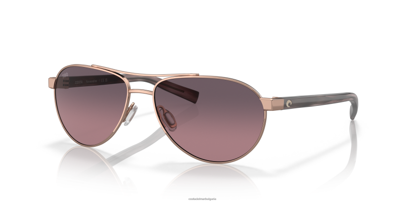 Costa Del Mar Фернандина Жени розово злато слънчеви очила 4L80HX937