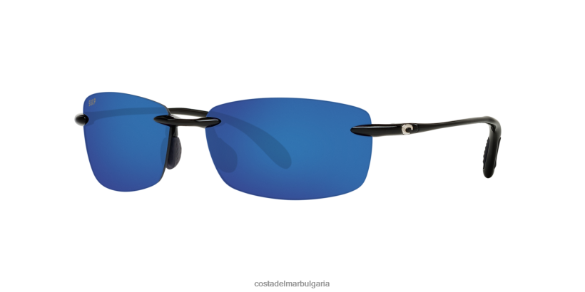 Costa Del Mar баластни четци мъже лъскаво черно слънчеви очила 4L80HX311