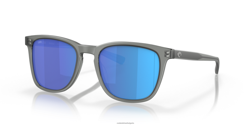 Costa Del Mar Съливан мъже матово сив кристал слънчеви очила 4L80HX19