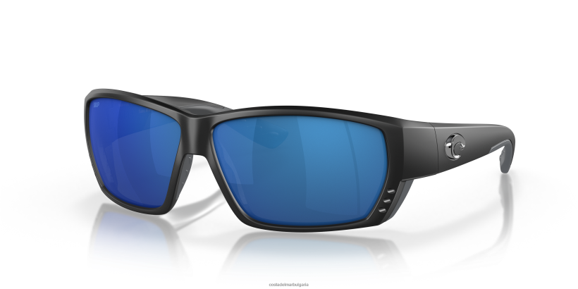 Costa Del Mar алея за риба тон мъже матово черно слънчеви очила 4L80HX133