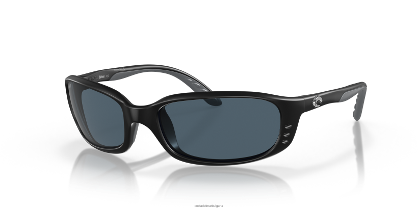 Costa Del Mar саламура мъже матово черно слънчеви очила 4L80HX169