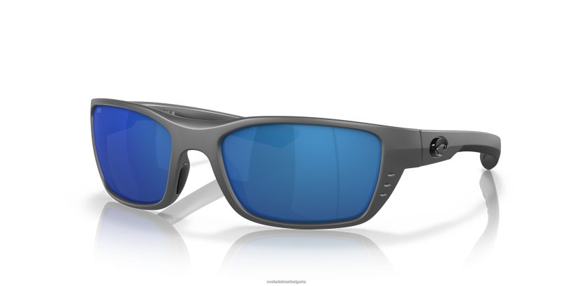 Costa Del Mar бял връх мъже матово сиво слънчеви очила 4L80HX223