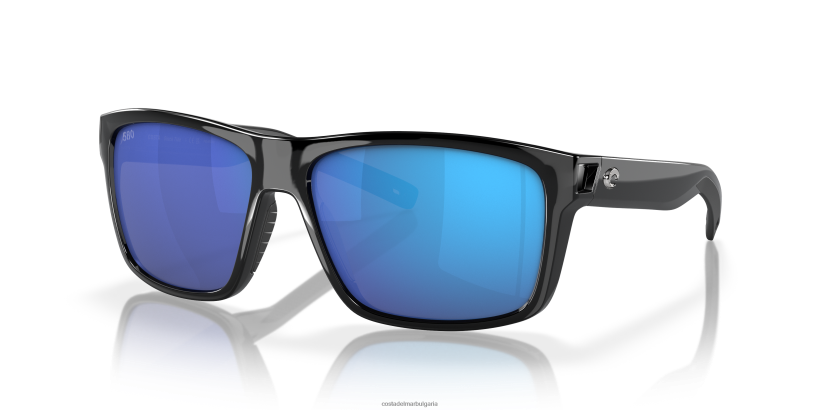 Costa Del Mar отслабване мъже лъскаво черно слънчеви очила 4L80HX254