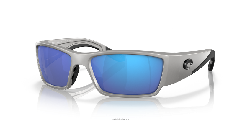 Costa Del Mar corbina pro мъже метално сребро слънчеви очила 4L80HX259